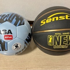 バスケットボール、サッカーボール