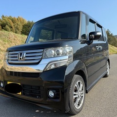 綺麗！車検9年2月！走行12万㌔！NBOXカスタムG.Lパッケージ！Bluetooth！パワスラ付き！すぐ乗れますの画像