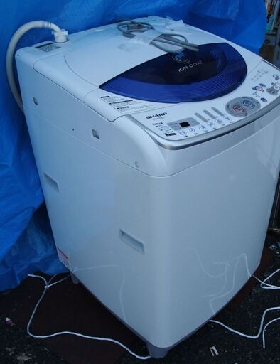 SHARP製7K全自動洗濯機ES－A75E2－A製造日は2006
