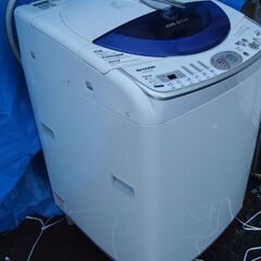 ＳＨＡＲＰ製７Ｋ全自動洗濯機ＥＳ－Ａ７５Ｅ２－Ａ　製造日は2006年と古いが使用頻度少しで良品です　風呂湯汲み取りポンプホースセットの画像