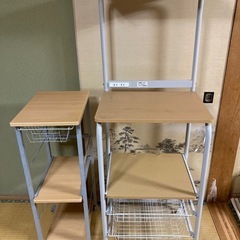 キッチンラック　電子レンジやオーブン、炊飯器など置く用に