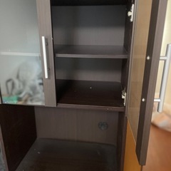 キッチン棚　炊飯器や電子レンジ置くのに最適！美品　の画像