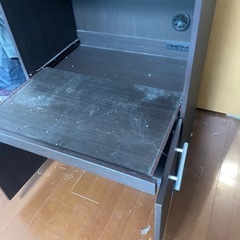 キッチン棚　炊飯器や電子レンジ置くのに最適！美品　の画像