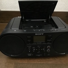 SONY  CDラジカセ　ZS-RS80BTの画像