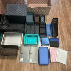 収納ボックス　BOX 収納ケース　整理整頓　かご　CDケース　フォトアルバム　色々の画像
