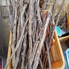 木の棒、藁の画像