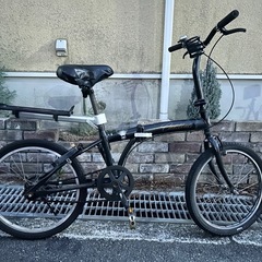 お取引中　箕面市引取限定。折り畳み自転車　キャデラック