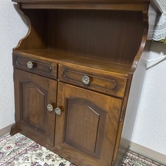 カリモク コロニアル karimoku キャビネット　電話台　ア...