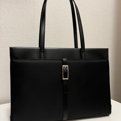 お取引先決まりました。美品　就活用バッグ　黒の画像
