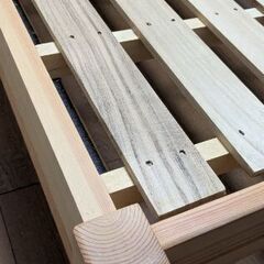 無印良品　シングルベッドの画像