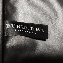 BURBERRY　旅行バック　レザー　黒の画像