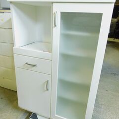 キッチンボード 幅80cm レンジボード 高さ115cmで上に物...