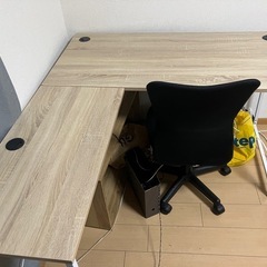 L字型デスク