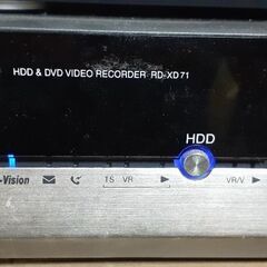 ジャンク TOSHIBA RD-XD71 HDD DVDレコーダーの画像