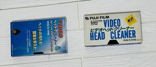 (中古) FUJIFILM  ビデオヘッドクリーナー VHS ビデオヘッドクリーナー２個セット