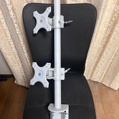 【4/7まで】【バラ売り可】PC モニターアーム　2画面