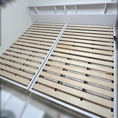 ベッドフレーム　セミダブル　1台　すのこ　の画像