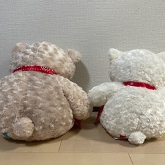 テディベア　2体セットの画像