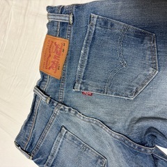 未使用 LEVIS リーバイス 511 W28 L32 ダメージデニムの画像