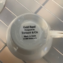 【TIFFANY 】【在庫2点】　【カップ&ソーサ  】【管理番号12806S】の画像