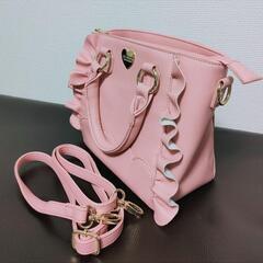 【新品未使用】ピンク色バックの画像