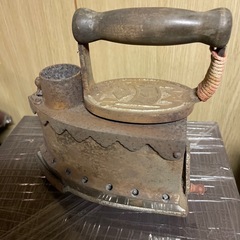 鉄製　炭火アイロン　ヴィンテージ　レトロ　古道具　アンティーク　