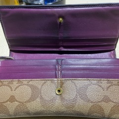 coach長財布の画像