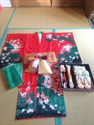 七五三 七歳 女児 着物フルセット　美品