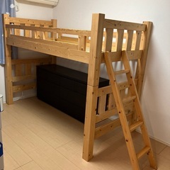 受付終了。ロフトベッド（元二段ベッド）