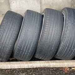 【価格相談🆗】アルミホイールタイヤセットの画像