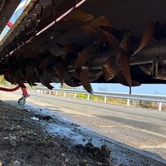 コバシ パディーハロー PM228 作業幅2200mm 代かき 代掻き 水田 土引き　ハロー　ドライブハロー キャスター付き　ロータリー　トラクター　パーツ　農機具　宮崎の画像