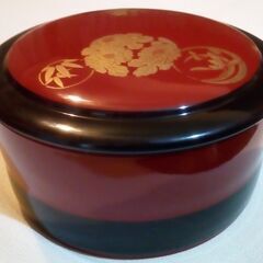 蓋付き寿司桶 5個 直径約14cm 中古の画像