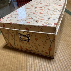 ブリキ缶　長持ち　押入れサイズの画像