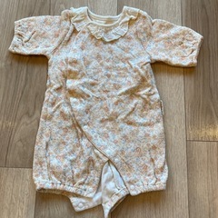50〜60 カバーオール　ロンパース　花柄　女の子　春