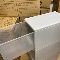 家具 収納家具 3段チェストの画像