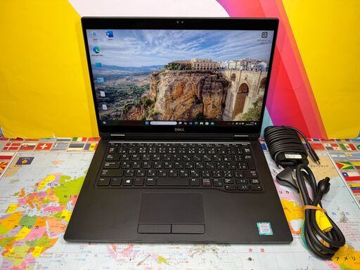 JC01140　デル Latitude 7390 2in1 タッチパネル ノートPC 美品　office2021