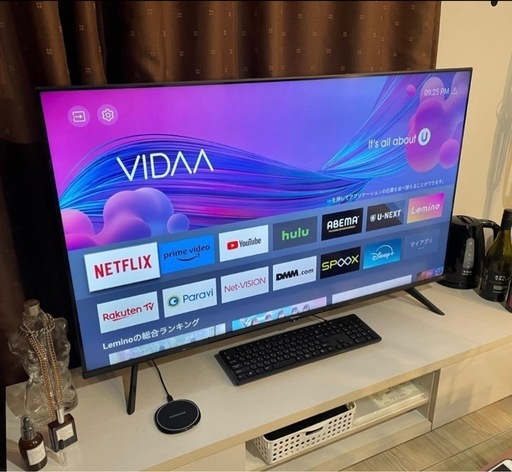 ハイセンス 50V型 4K テレビ ネット動画対応 VAパネル 5年保証