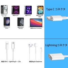 【新品】Lightning to USB Type-C変換アダプタ【MFi認証品】の画像