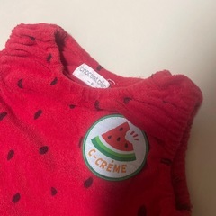 ベビー　スイカ　ロンパース　80サイズの画像