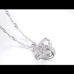 j→→→m43-3/チェーン無し/刻印/ブリリアントカットスクリューアーチペンダントネックレスC＊Bの画像