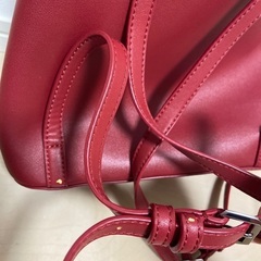 リュック Charles&Keith 赤の画像