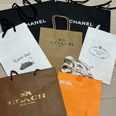 ブランド紙袋 まとめ売り CHANEL COACHなど