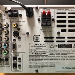 ONKYO 　MD.CD.DVDデッキ    F R-7GXDVの画像