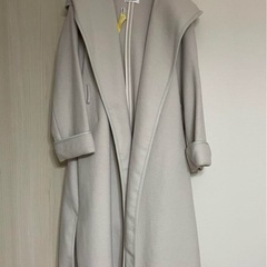 最安値！snidel パイピングフードコート　オフホワイトの画像