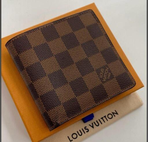 LOUIS VUITTON ルイヴィトン ダミエ二つ折り 財布 ウォレット レディース メンズ【極美品】