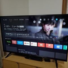 2022年製　43V型 液晶テレビ 4K対応 TCL 43P61...