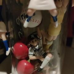 コップのフチ子さん サッカー 野球 応援フィギュアセット 11体の画像