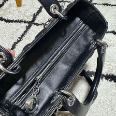 定価25000円 ブラック ハンドバッグ/ショルダーバッグの画像
