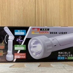 充電式デスク＆ハンドライトの画像