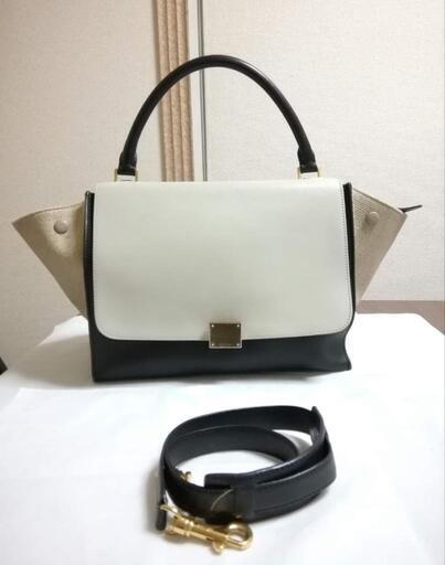 美品。CELINE　トラペーズ　ミディアム　2way ハンドバッグ